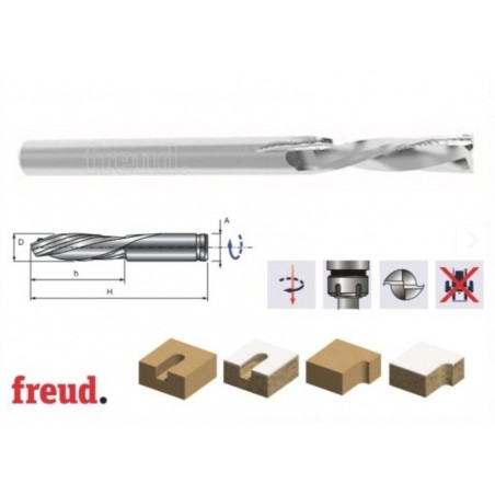 SCH2DFN260R FREUD Freza 12 mm, prindere 12 mm, lungime activa 42 mm.