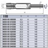 36500503500 BOHRCRAFT Burghiu 35 mm,prindere cilindrica,dopuri lemn.