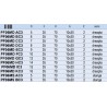 PF06MD BC3 FREUD Burghiu 6 mm,prindere cilindrica aplatizata 10x30 mm