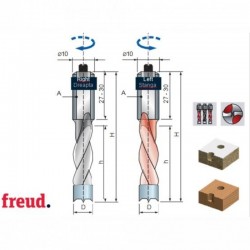 PF06MS IC3 FREUD Burghiu 15 mm,prindere cilindrica aplatizata 10x30 mm