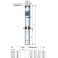 Pompe submersibile de 4" 4SR1 Pedrollo