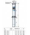 Pompe submersibile de 4" 4SR1 Pedrollo