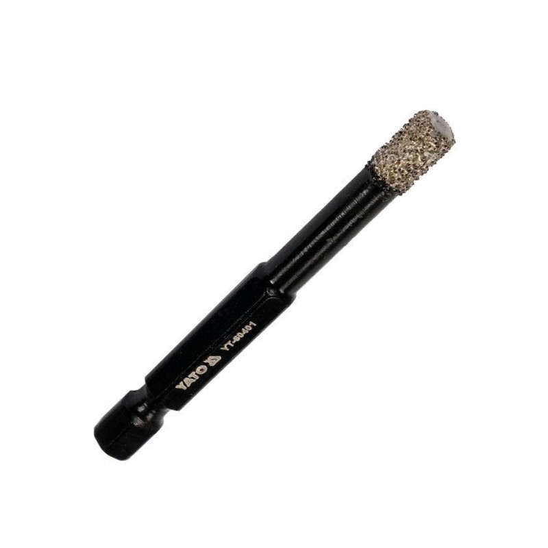 YT-60402 YATO Burghiu diamantat 8 mm, hexagon 1/4", pentru ceramica.