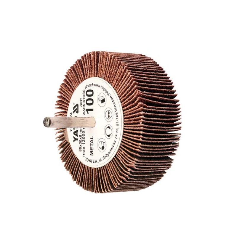 YT-83376 YATO Perie abraziva circulara tija 80x30x6mm,granulatie 150.