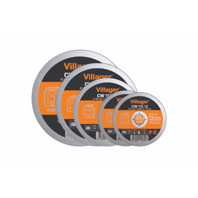 023775 VILLAGER Disc de taiere CW-230-20 pentru metal, 230x22.23mm