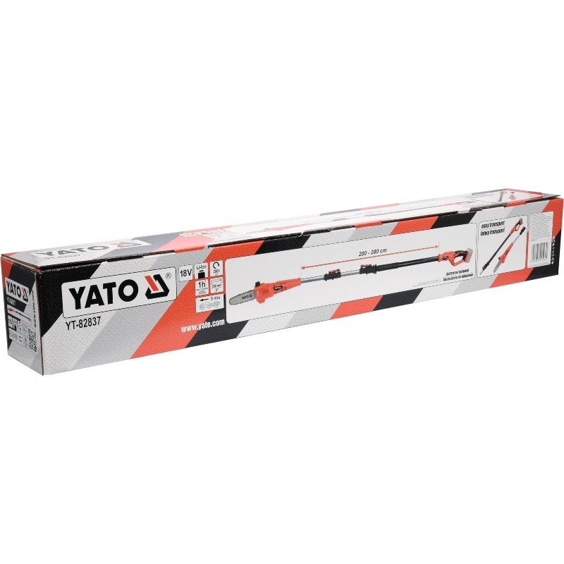 YT-82837 YATO Fierastrau telescopic, compatibil acumulator Li-Ion 18V