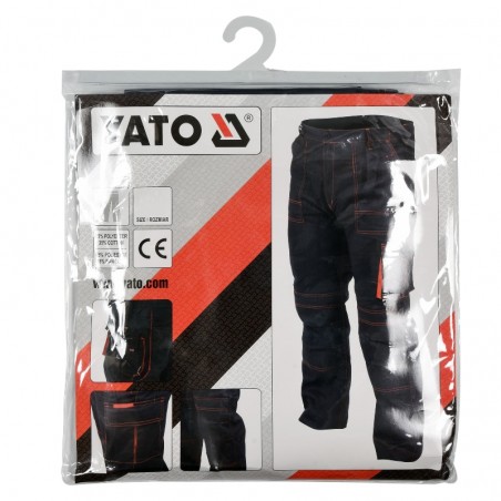 YT-80405 YATO Pantaloni de lucru, marime XL, 5 buzunare.