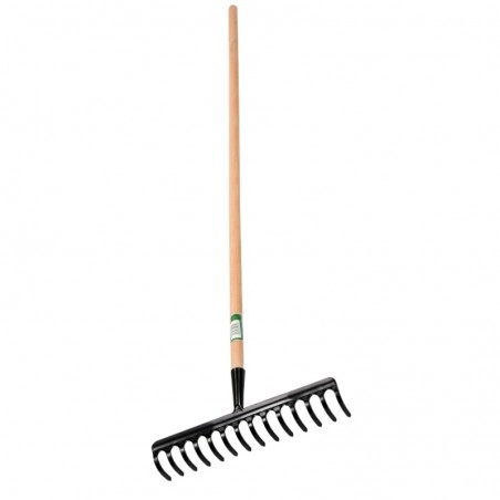 35784 FLO Grebla metalica cu 14 dinti si coada din lemn.