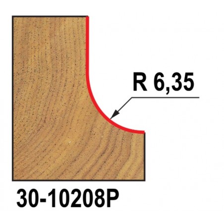 30-10208P FREUD Freza 22.2 mm profilata convex,rulment copier inferior