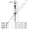 Pompe submersibile de 4" cu motor Franklin 4SR12m Pedrollo