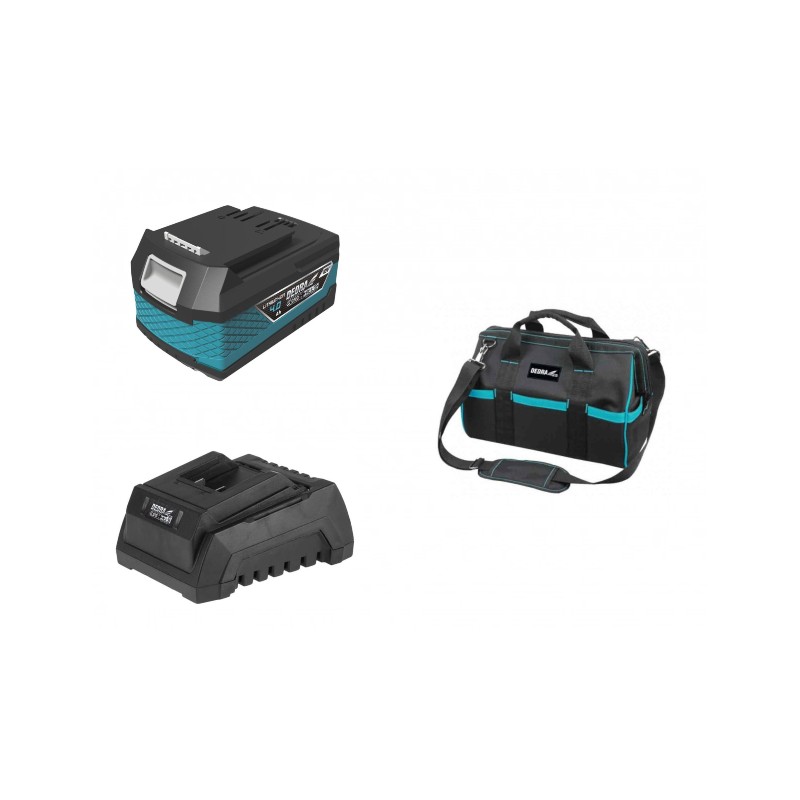 DED7148 DEDRA Ciocan rotopercutor, acumulator 4Ah, incarcator 60W