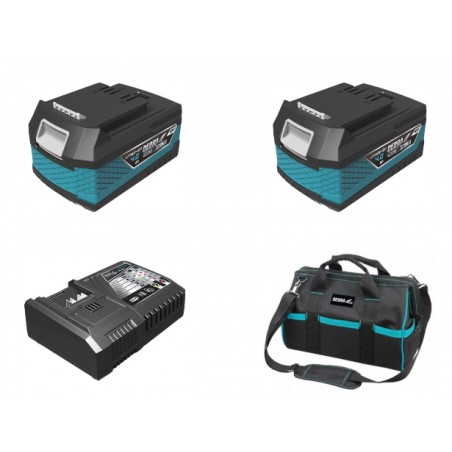 DED7149 DEDRA Ciocan rotopercutor, 2 acumulatori 4Ah, incarcator 125W