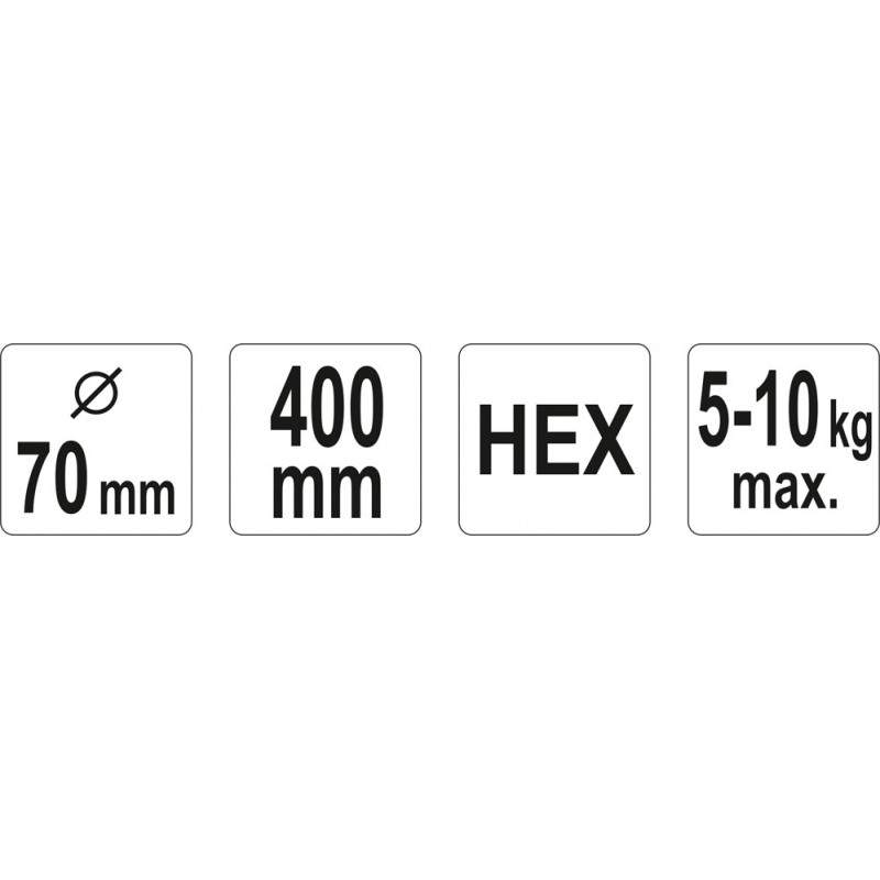 YT-5497 Malaxor prindere hexagonala 70x400mm YATO