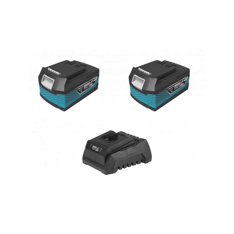 DED7197V DEDRA Masina de tuns iarba, 2 acumulatori 4Ah, incarcator 60W