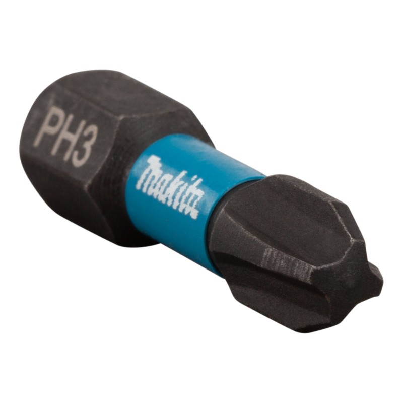 B-63622 MAKITA Set 2 biti Impact Black PH3x25mm, prindere hexagon 1/4"