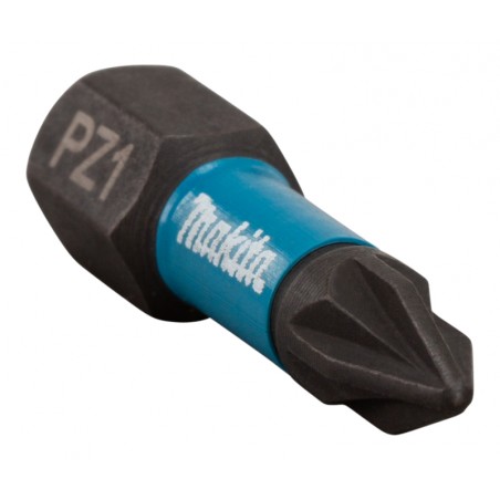 B-63638 MAKITA Set 2 biti Impact Black PZ1x25mm, prindere hexagon 1/4"