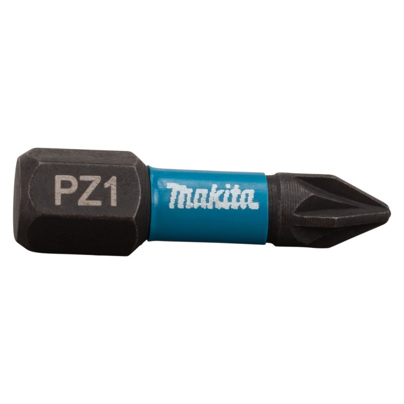 B-63638 MAKITA Set 2 biti Impact Black PZ1x25mm, prindere hexagon 1/4"