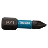 B-63638 MAKITA Set 2 biti Impact Black PZ1x25mm, prindere hexagon 1/4"