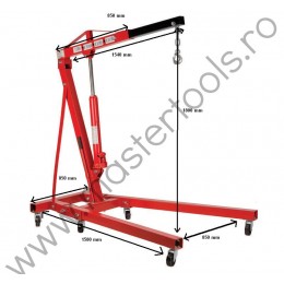 309901 Macara hidraulica tip "Girafa" maxim 1 tona Raider