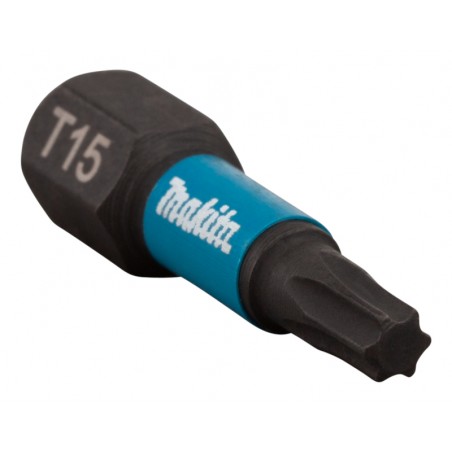 B-63666 MAKITA Set 2 biti Impact Black T15x25mm, prindere hexagon 1/4"