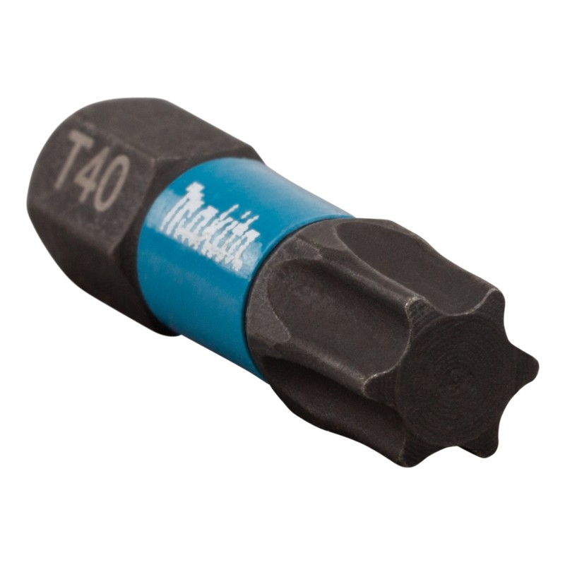 B-63703 MAKITA Set 2 biti Impact Black T40x25mm, prindere hexagon 1/4"