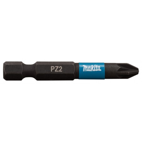 B-63753 MAKITA Set 2 biti Impact Black PZ2x50mm, prindere hexagon 1/4"