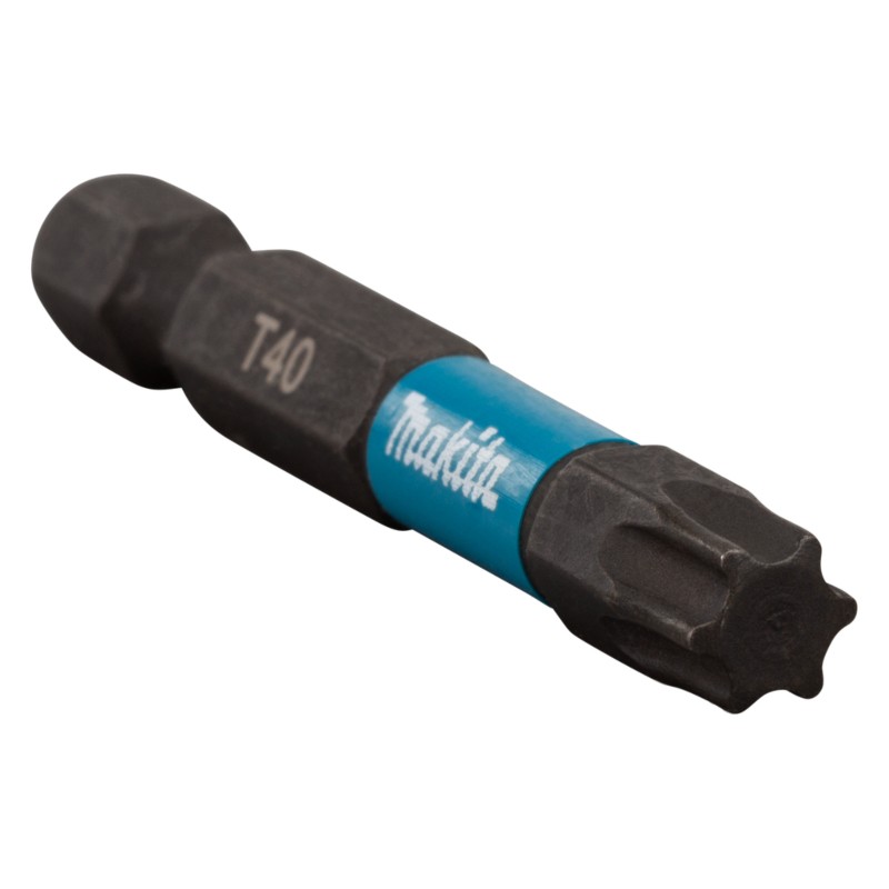 B-63812 MAKITA Set 2 biti Impact Black T40x50mm, prindere hexagon 1/4"