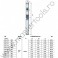 Pompe submersibile de 6" 6SR27 Pedrollo