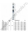 Pompe submersibile de 6" 6SR36 Pedrollo