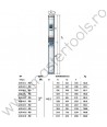 Pompe submersibile de 6" 6SR44 Pedrollo