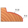 99-02712P FREUD Freza 63.5 mm, profil concav pentru rotunjit.