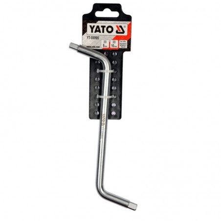 YT-05995 YATO Cheie pentru dopuri de scurgere ulei, 8 si 10 mm patrat.