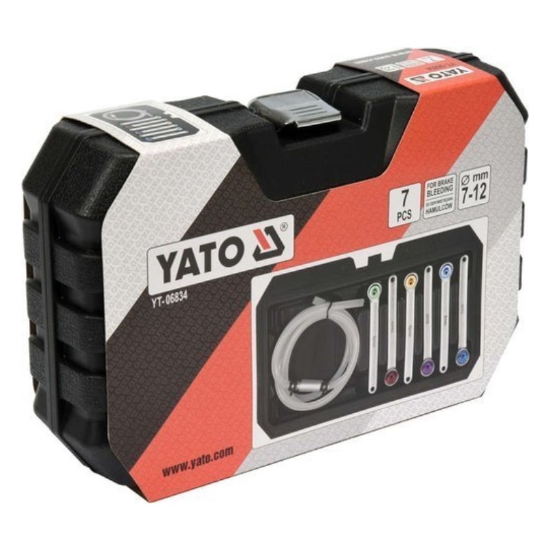YT-06834 YATO Set chei schimbare lichid de frana 7-12 mm, 7 piese.
