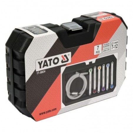 YT-06834 YATO Set chei schimbare lichid de frana 7-12 mm, 7 piese.