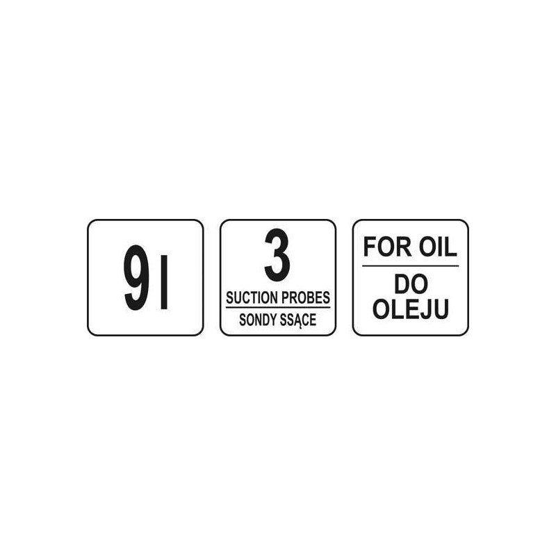 YT-07087 YATO Pompa manuala pentru extras ulei, 9 L