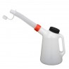 YT-06985 YATO Recipient ulei, capacitate 5 L, cu gat flexibil.