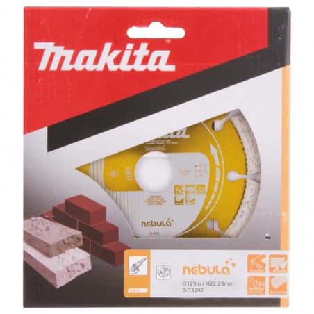 B-53992 MAKITA Disc diamantat segmentat pentru beton, 125x22.23x2mm