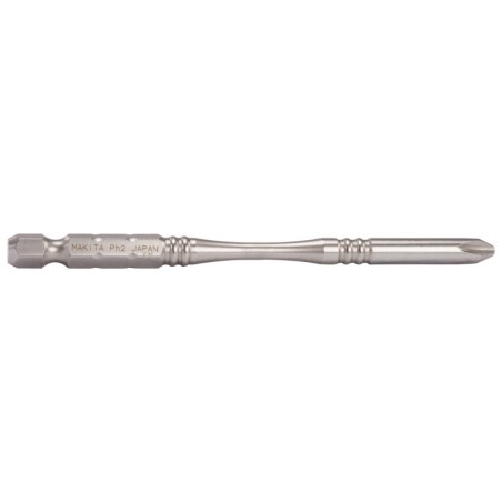 B-56948 MAKITA Bit Silver PH2 de torsiune, 100mm, heaxgon 1/4"