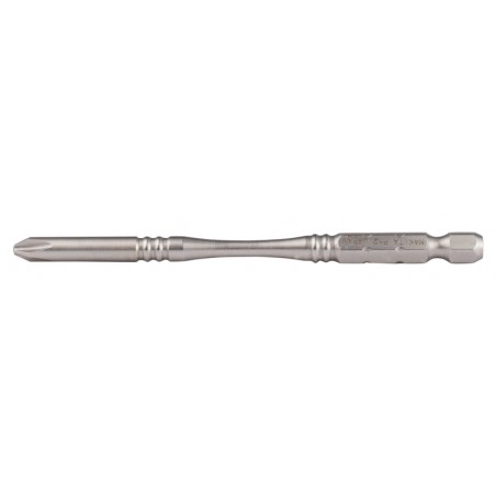 B-56948 MAKITA Bit Silver PH2 de torsiune, 100mm, heaxgon 1/4"