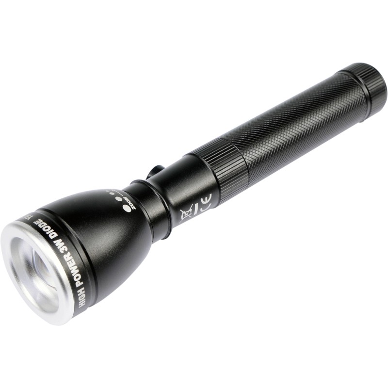 YT-08572 YATO Lanterna LED 3W cu functie zoom, 110Lm