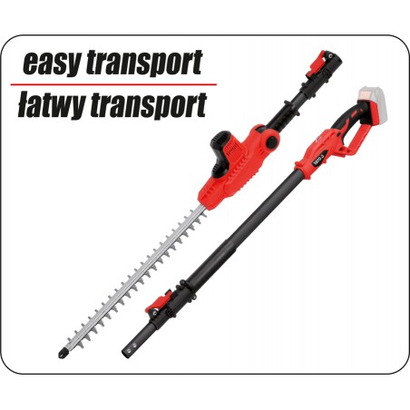 YT-82835 YATO Foarfeca telescopica gard viu compatibila cu Li-Ion 18 V