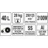 YG-03065 YATO GASTRO Malaxor cu bol, capacitate 40l, putere 3100W
