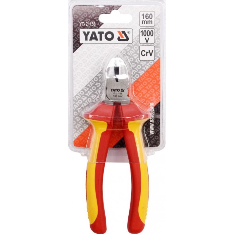 YT-21159 YATO Cleste taietor, izolat VDE 1000 V, lungime 180 mm