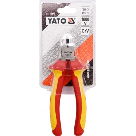 YT-21159 YATO Cleste taietor, izolat VDE 1000 V, lungime 180 mm
