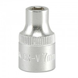YT-3802 YATO Cheie tubulara hexagonala 7 mm, prindere patrat 3/8".