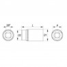 YT-3802 YATO Cheie tubulara hexagonala 7 mm, prindere patrat 3/8".
