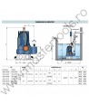 Pompe submersibile VXCm70 Vortex Pedrollo