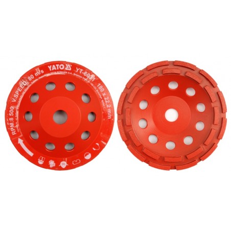 YT-6031 YATO Disc cupa diamantata 180x22mm