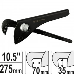 YT-22002 YATO Cheie pentru tevi tip german, deschidere 70 x 35 mm.
