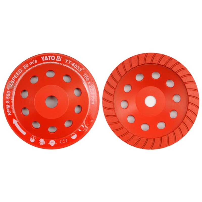 YT-6033 YATO Disc cupa diamantata 180x22mm